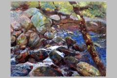 Etude de torrent. Aquarelle   15 x 10    2003