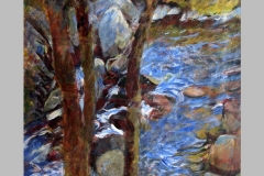 Etude de torrent. Aquarelle   15 x 10    2003