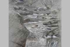 Etude de torrent. Aquarelle   15 x 10    2003
