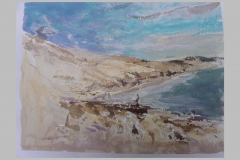 Page de carnet  Le Pyla  Aquarelle      21 x30  2004