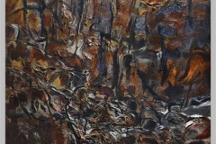 Torrent Rouge et  Bleu    Acrylique sur toile ... 160x130 2009