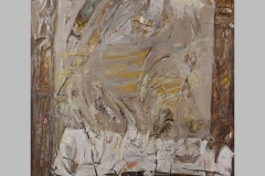 Table carrée  Acrylique sur toile 130x130  2002